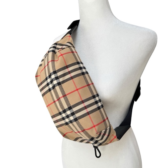 Burberry Sonny Check Canvas Belt Bum Bag - Picture 6 of 16
